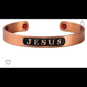 COPPER JESUS BRACELET